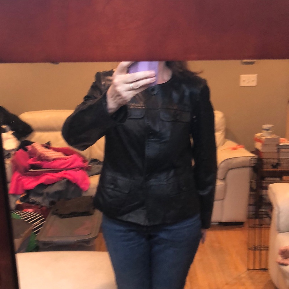 Talbots Leather Jacket - image 1